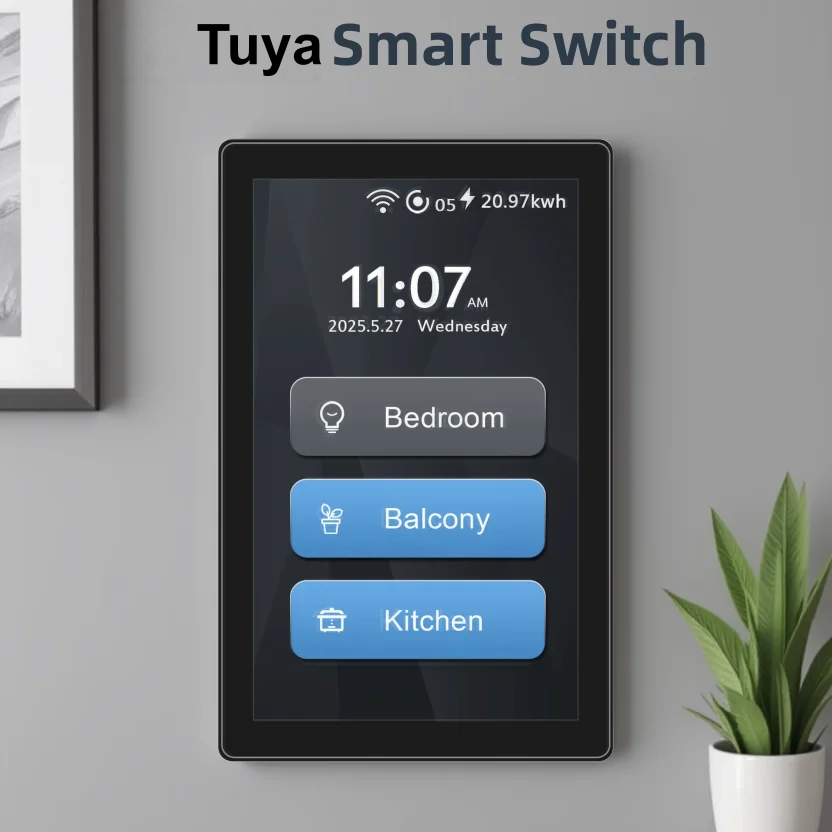 Diy Home Automation System - สวิตช์ไวไฟอัจฉริยะ Tuya Eu 4x4 รุ่นหรู Zigbee