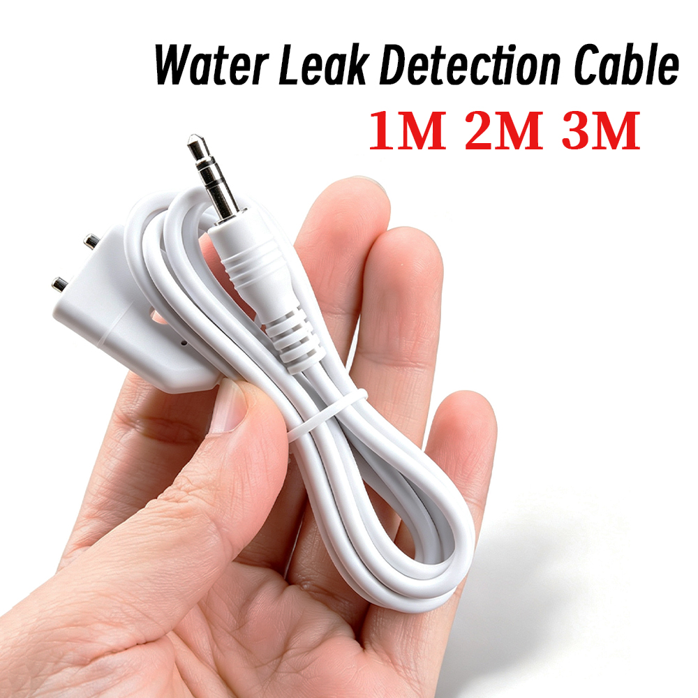 Water Leak Detector Wired - สายตรวจจับการรั่วไหลของน้ำแบบมีสายความไวสูง 12V-24V / อุปกรณ์เสริมเครื่องตรวจจับการรั่วไหลแบบจุ่มชนิดจุดพร้อมหัวขนาด 3.5 มม.