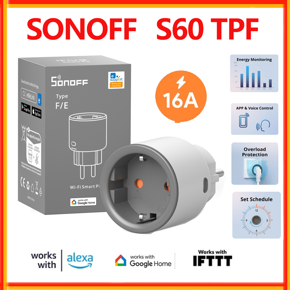 Sonoff Basic Switch - SONOFF S60 TPF EU Wifi Smart