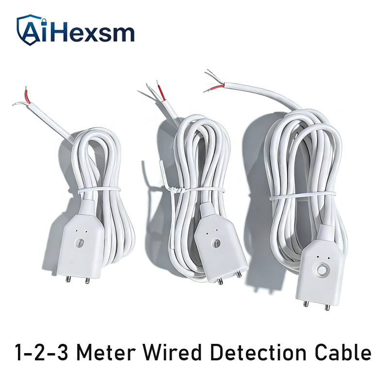 Water Leak Detector Wired - ขายส่ง สายตรวจจับการรั่วไหลของน้ำแบบมีสาย ขนาด 1/2/3 เมตร อุปกรณ์เสริมเครื่องตรวจจับการรั่วไหล