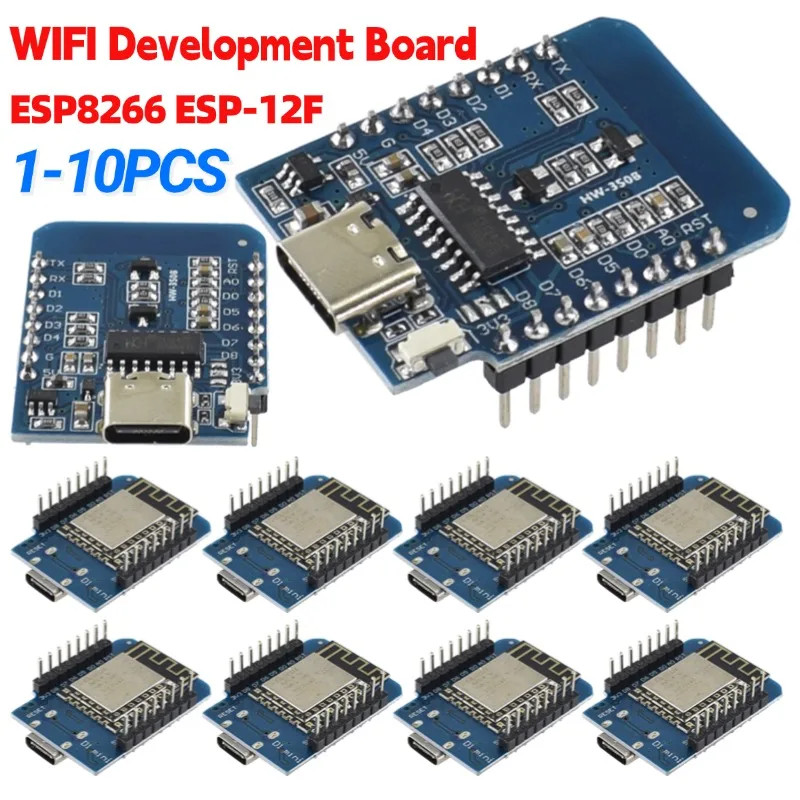 Esp8266 Nodemcu Board - 1-10PCS ESP8266 ESP-12F D1 มินิบอร์ดพัฒนา WIFI