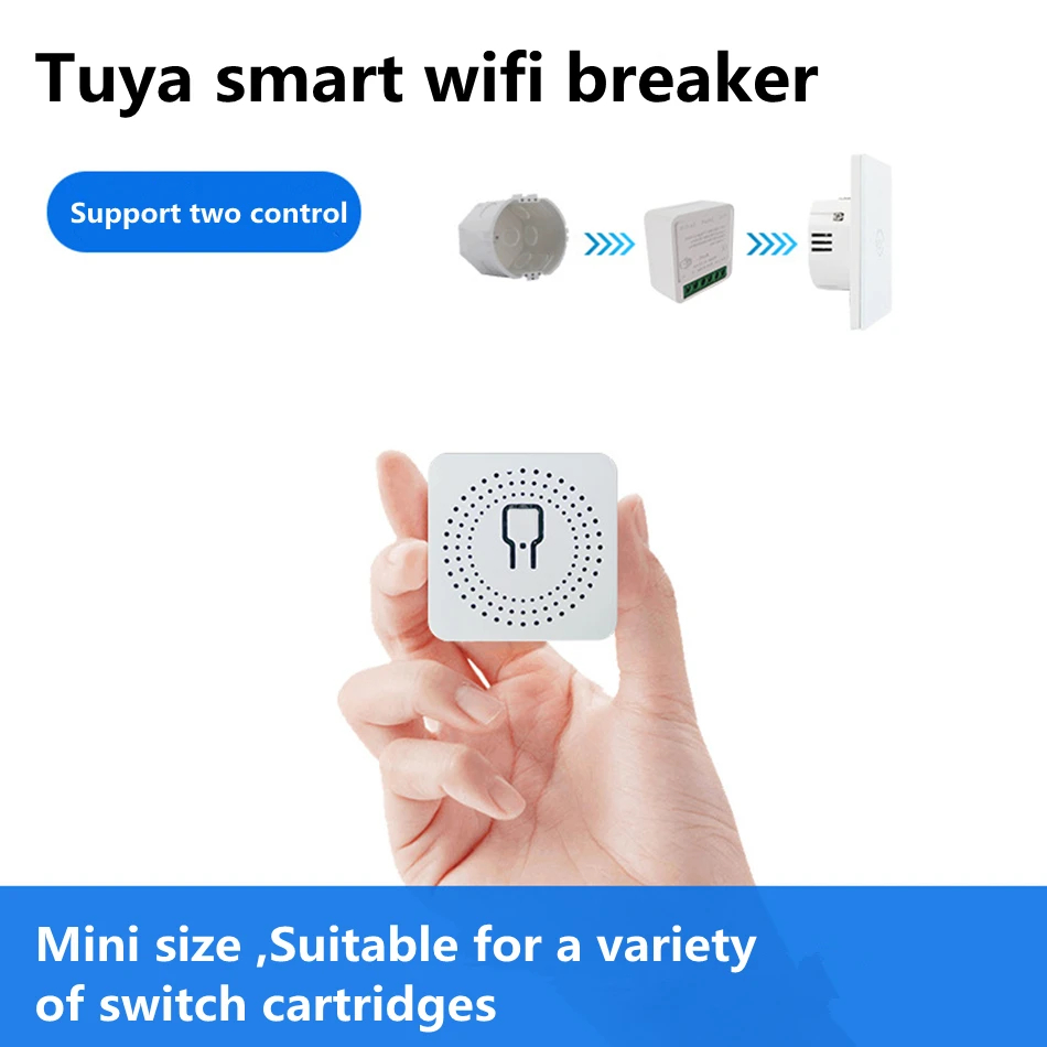 2 ทิศทาง Tuya Mini 16A WiFi DI - Home Automation Diy บทวิจารณ์และราคา