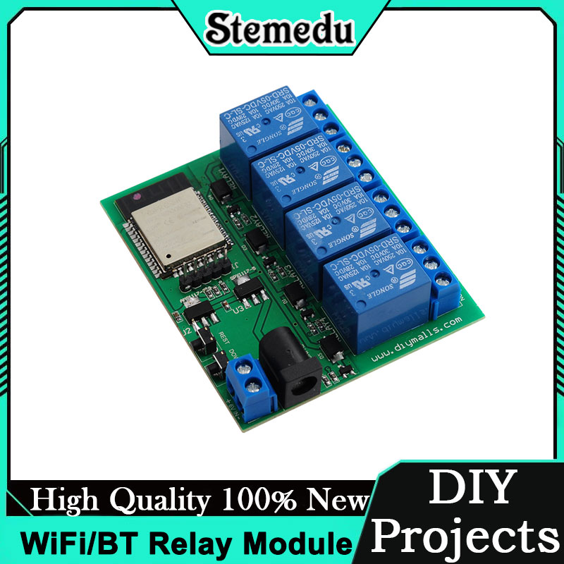 ESP32S โมดูลรีเลย์อินเตอร์เน็ต - Iot Diy Home Automation บทวิจารณ์และราคา