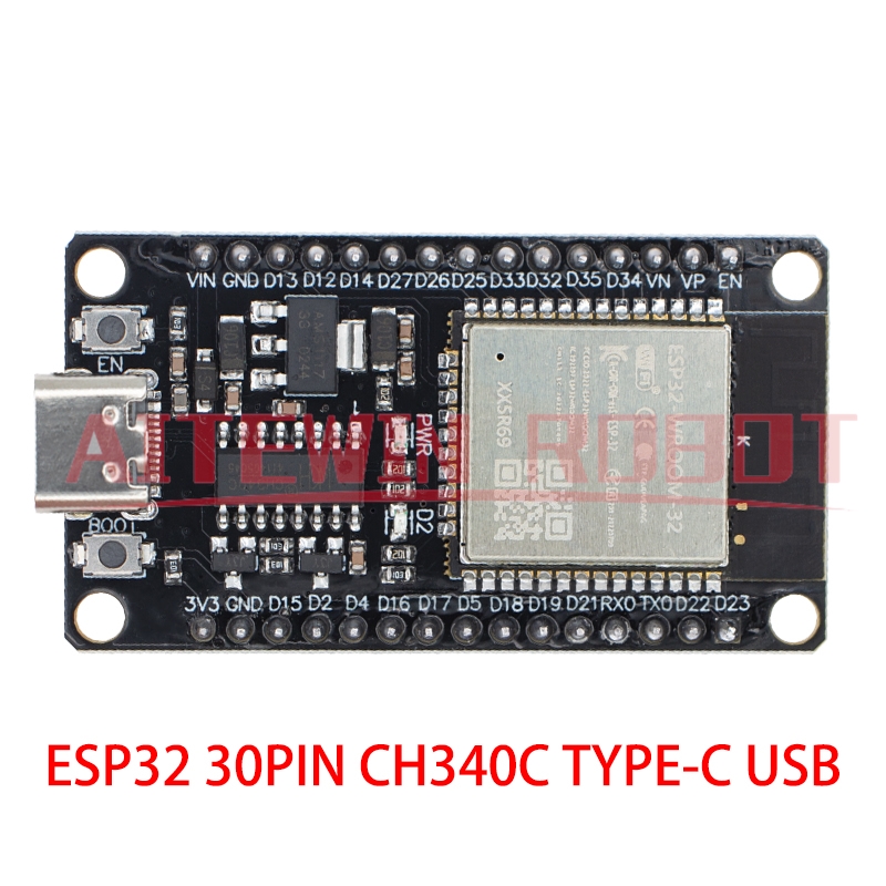 ESP32 บอร์ดพัฒนา 30PIN Type-C/ - Esp8266 Nodemcu Board บทวิจารณ์และราคา
